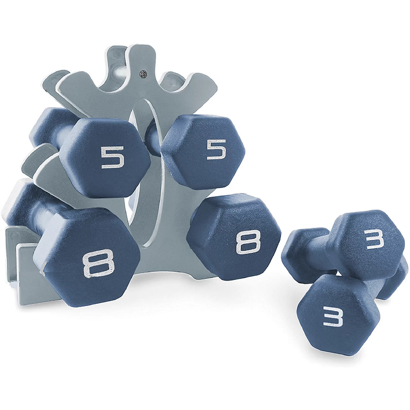 CAP Barbell Hex Neoprene 32 lb Dumbbell Set | Academy Sports + Outdoors