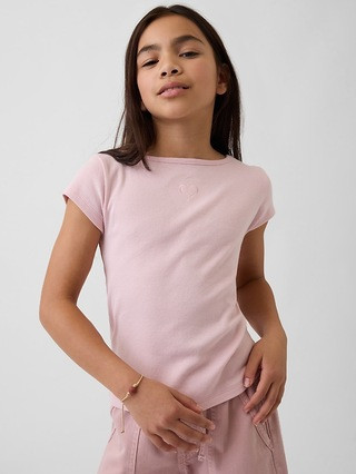 Kids Cap-Sleeve Fitted T-Shirt | Gap (US)