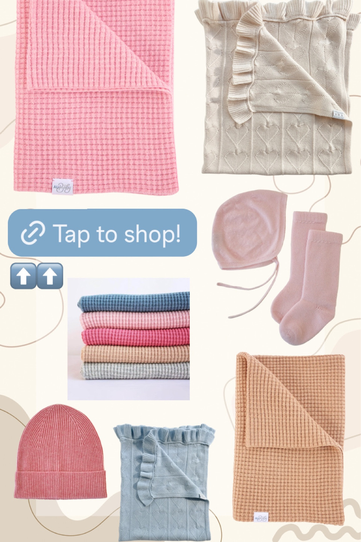 We are all getting super excited over here for baby girl, and @au_baby_ has us all prepped with their high-quality and eco-friendly baby products designed with both parents and babies in mind🤗

Their products are crafted from organic, sustainable materials to ensure safety, comfort, and style. And Presley is practicing her snuggling skills with this heirloom merino baby blanket.❤️And I’m loving this organic cashmere and merino wool beanie, and of course the adorable baby bonnet and matching socks!

#LTKSeasonal #LTKbump