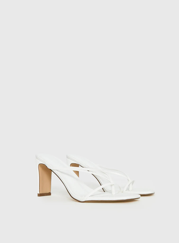 Billini Silas Heels White | Princess Polly US