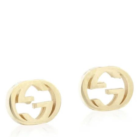 Gucci Interlocking G gold earrings | Walmart (US)