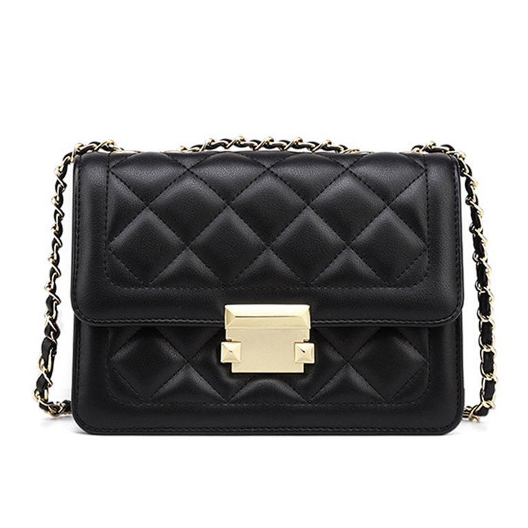 Women's Messenger bag fashion quilted shoulder purse classic shoulder bag artificial leather hand... | Walmart (US)