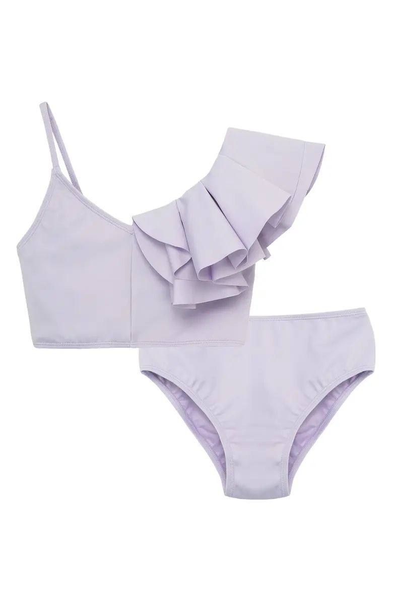 Kids' Palm Springs Ruffle Two-Piece Swimsuit | Nordstrom