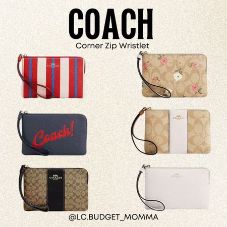 ✨ Under $25! 
Coach Corner Zip Wristlets 

#wristlet #coach #ootd #sale #wallet 

#LTKItBag #LTKSummerSales #LTKSeasonal