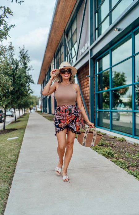 Vacation Fit!!  🌴

Look resort-chic while sipping on coconuts or having beach adventures! 

👀🛒Cop the look:
Double-lined tank top, buttery soft and super stretchy 

Skirt is a Medium with elastic band.

Sandals come in different colors, so comfortable and they fit tts.

Bag is straw and the perfect tote for beach essentials.

Diff sunnies are BUY 1 GET 1 FREE, this oversized style is my favorite! 

❗️Bracha bangles are waterproof and 20% off with code janier20.❗️

❗️Melinda Maria jewelry is 10% off with code Janie❗️



#LTKstyletip #LTKfindsunder50 #LTKtravel