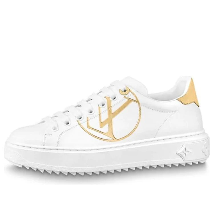 (WMNS) LOUIS VUITTON LV Time Out Sneakers 'White Gold' 1A8NI9 | KICKS CREW