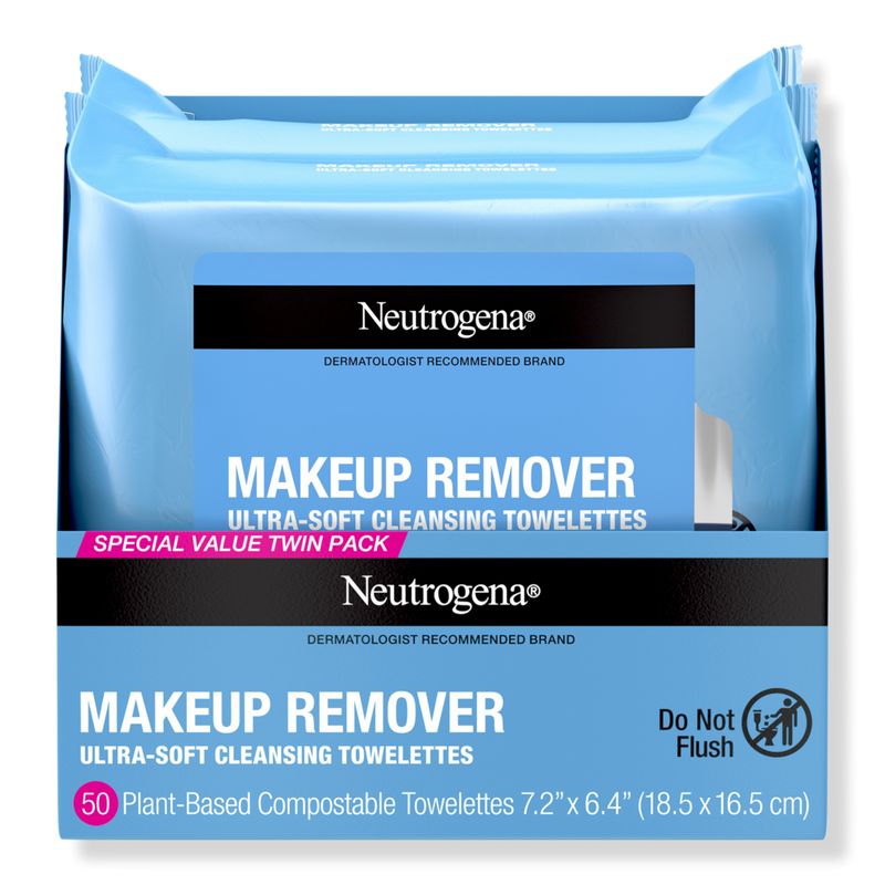Neutrogena Makeup Remover Cleansing Face Wipes, 25 ct., 2 Pack | Ulta