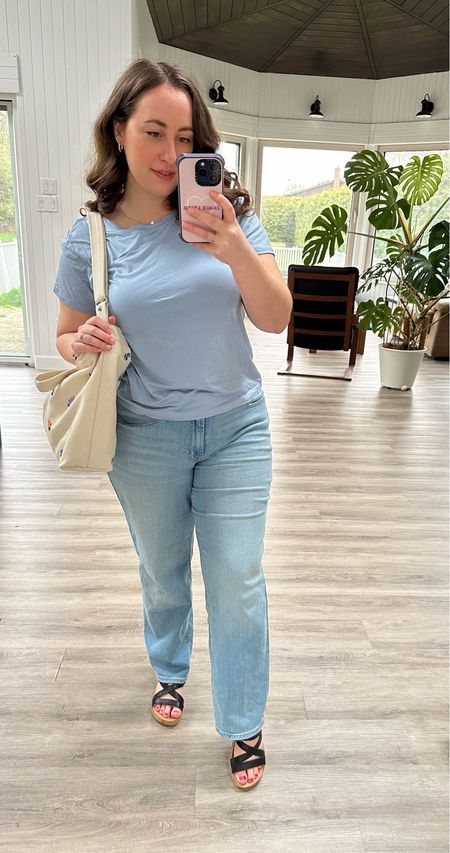 The perfect casual long weekend fit featuring the classic tshirt brami from Klassy Network! No bra needed ☺️

#LTKFindsUnder100 #LTKMidsize #LTKSeasonal