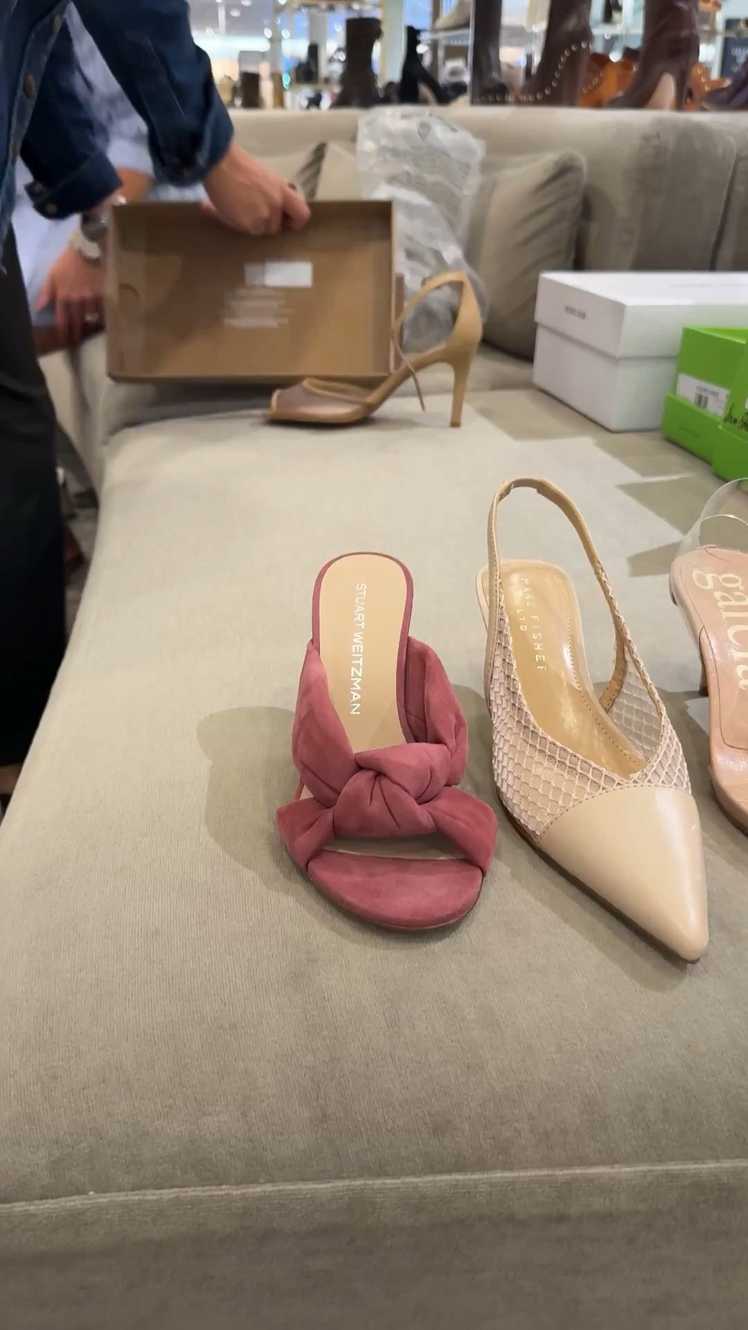 These classic shoes, are so good! A pointed slingback, clear heel and platform sandal to cover everything from office days to nights out.

nude heels, neutral shoes, slingback heels, clear heels, platform sandals, dress shoes, work shoes, occasion shoes, neutral footwear, womens heels, stylewitheugenia

#LTKootd #LTKSeasonal #LTKOver40
