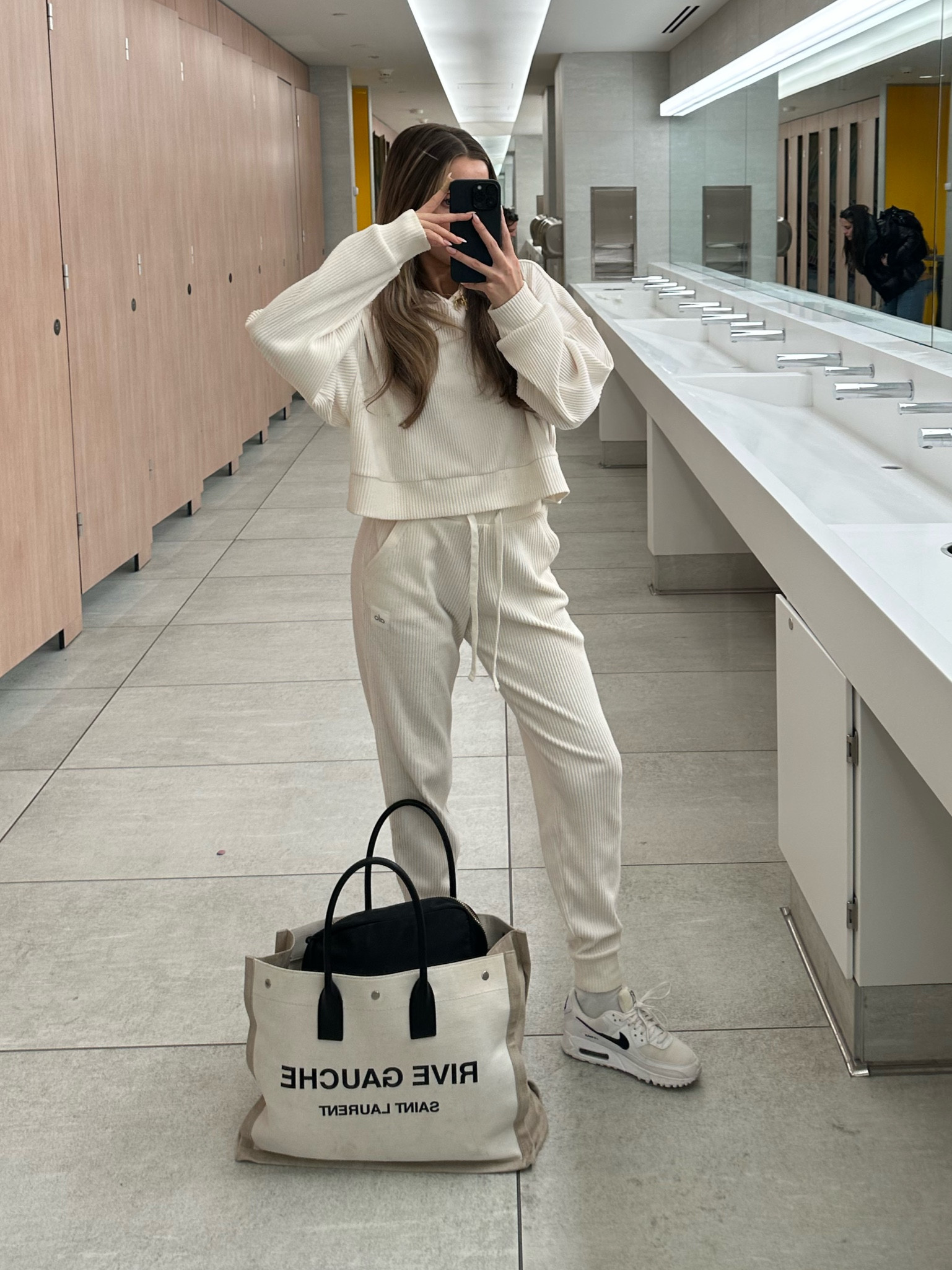 alo Muse Hoodie in Ivory. - size M … curated on LTK