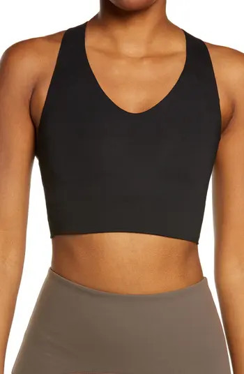 Longline Medium Impact Sports Bra | Nordstrom
