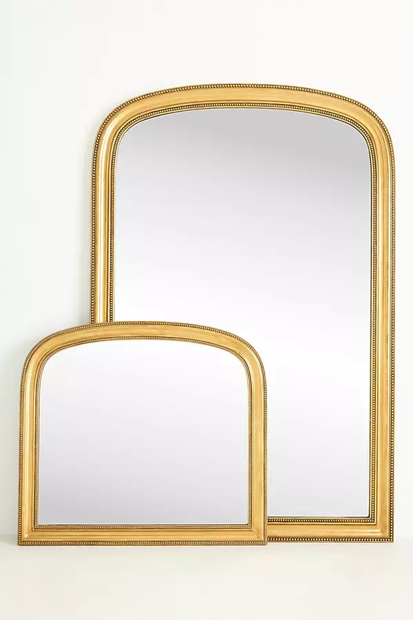 The Gleaming Louie Beaded Arched Mirror | Anthropologie (US)