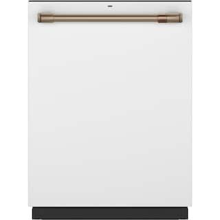 Cafe 24 in. Fingerprint Resistant Matte White Top Control Built-In Tall Tub Dishwasher with 3rd R... | The Home Depot