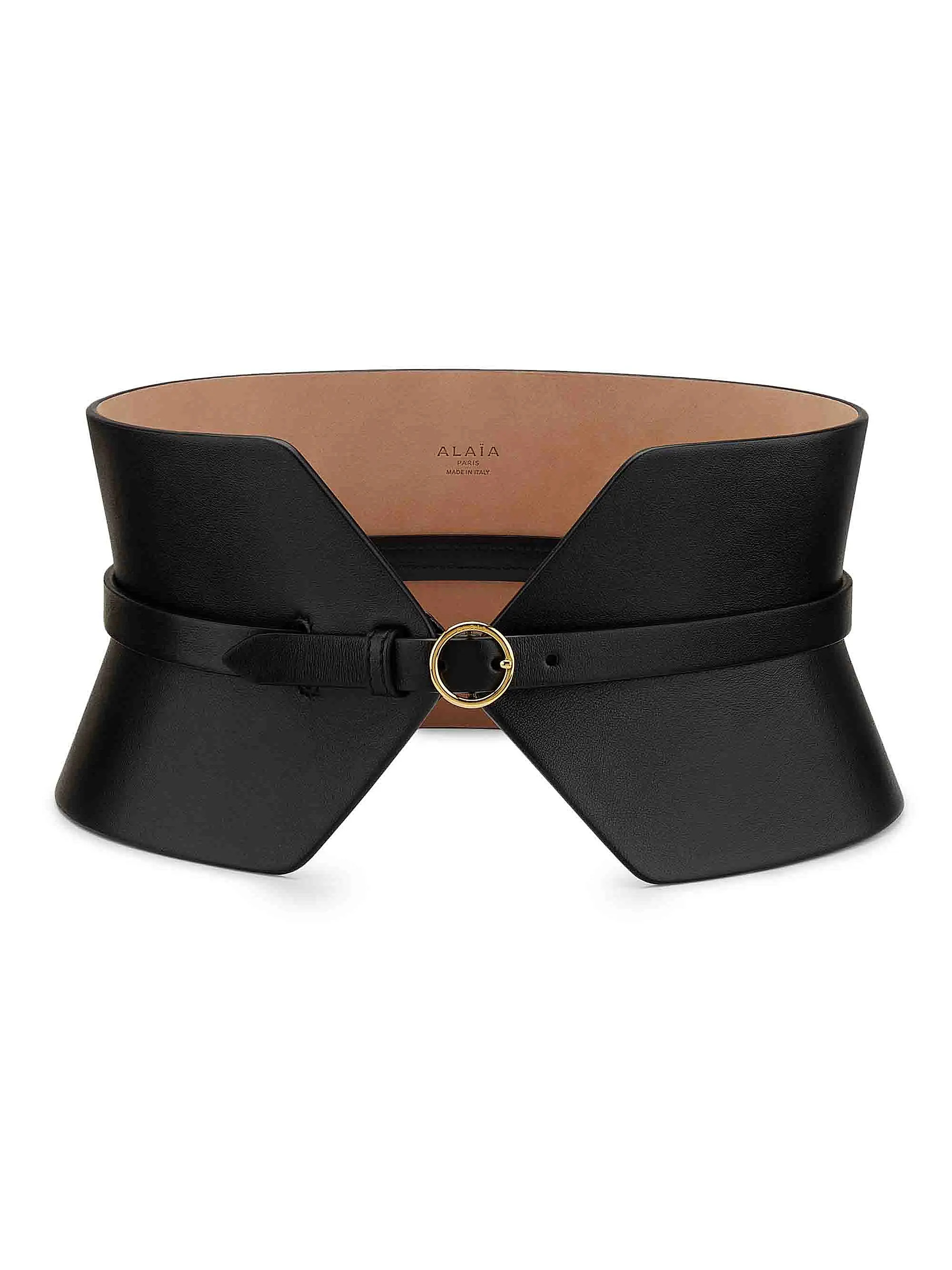 Alaïa Double Bustier Leather Belt | Saks Fifth Avenue | Saks Fifth Avenue