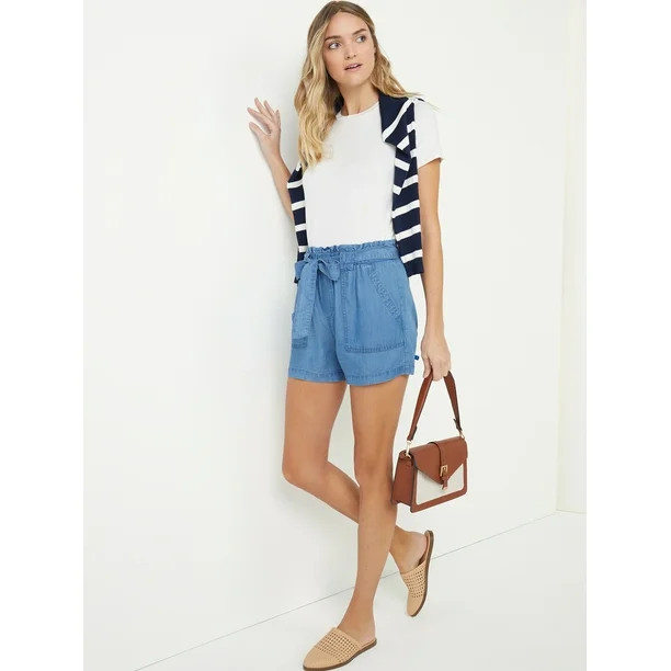 Time and Tru Women's T-Shirt Bodysuit | Walmart (US)