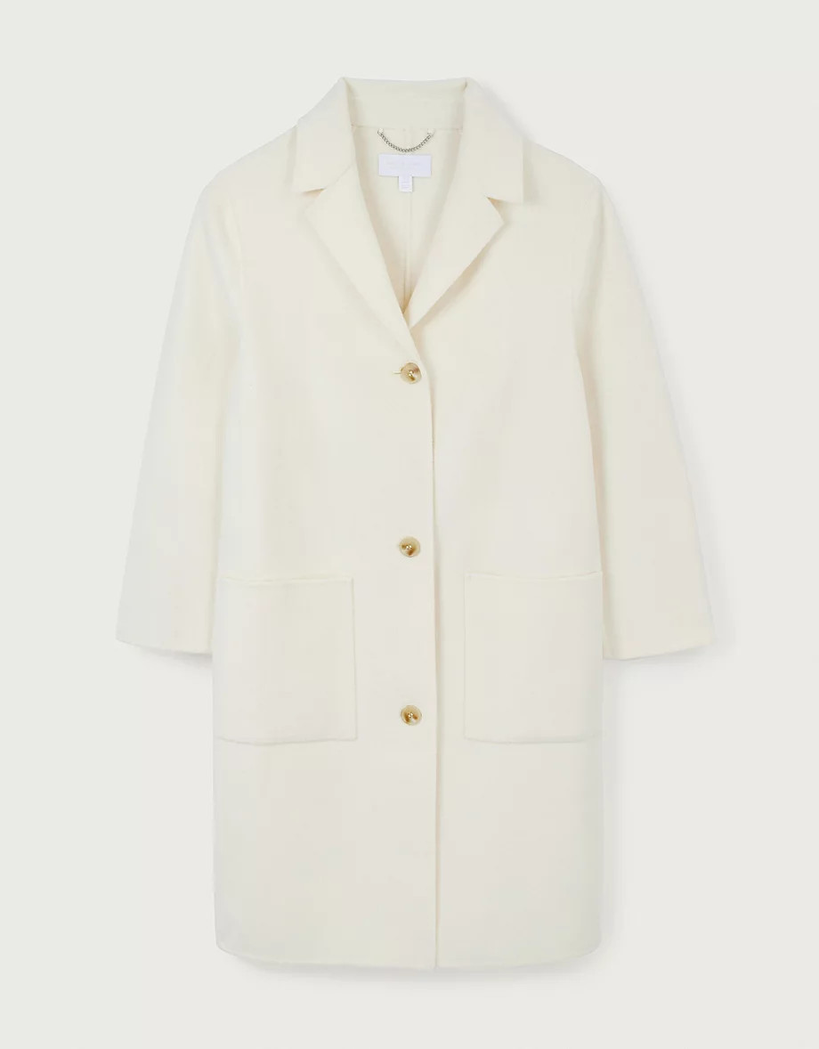 Wool Double Faced City Coat | The White Company (UK)