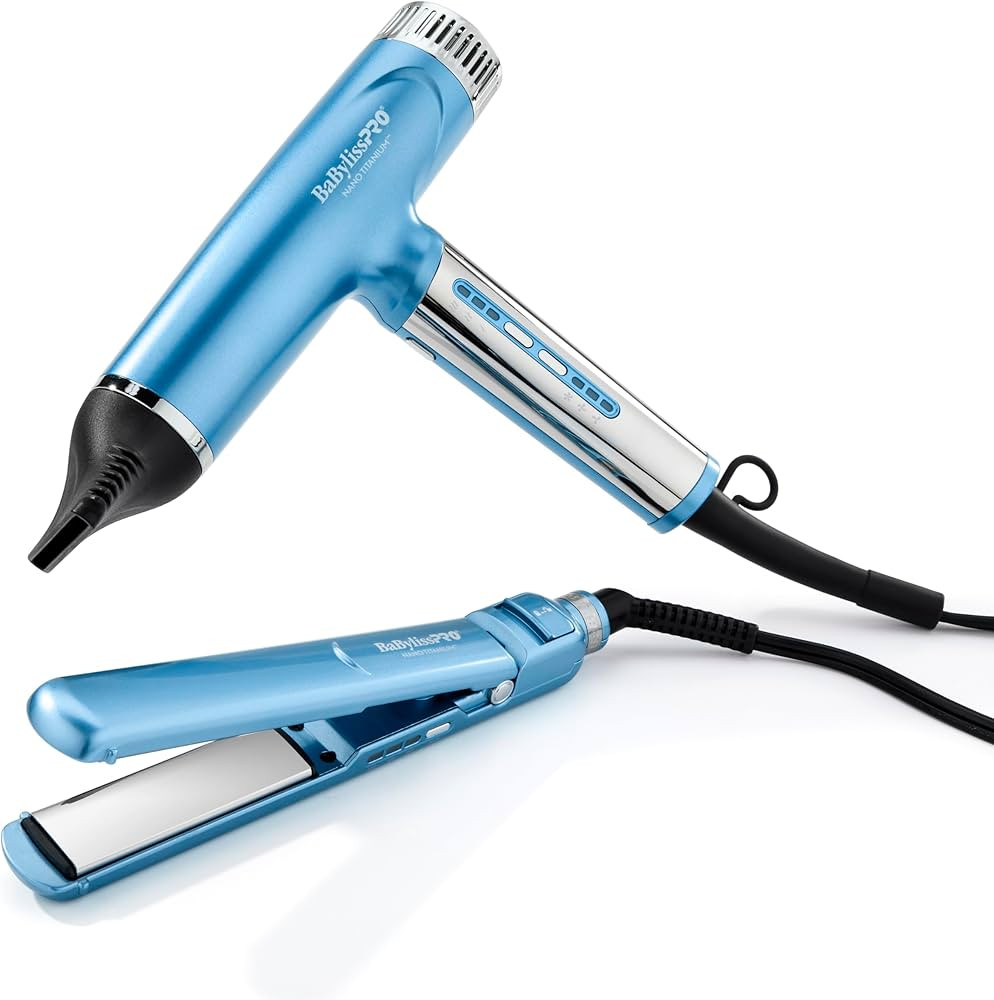 Nano Titanium Professional Nano Light Ionic Dual-Voltage Lightweight Hair Dryer, Portable Travel ... | Amazon (US)