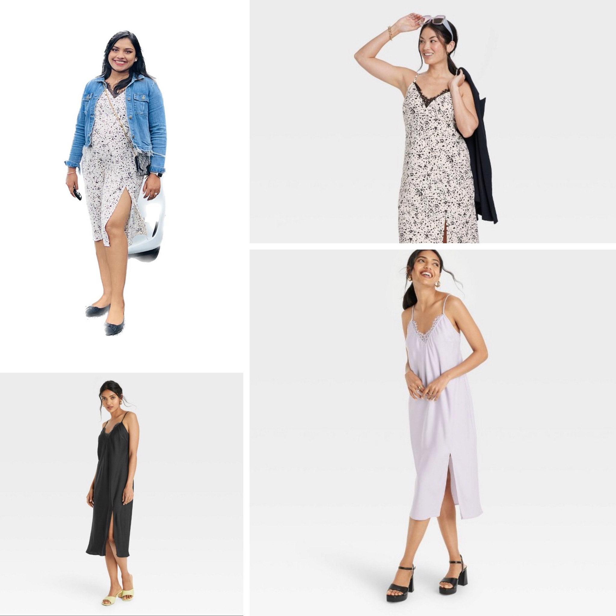 Slip dress in multiple colors 
#bumpfriendly

#LTKstyletip #LTKbump #LTKunder50