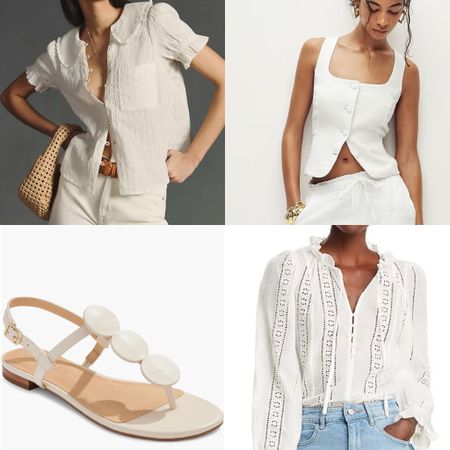 This week on Friday Favorites we’re sharing white tops, pretty sandals, shorts and more - and most are on sale!

#summeroutfit #summertop #springoutfit 

#LTKOver40 #LTKSeasonal #LTKFindsUnder50