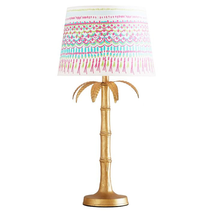 Lilly Pulitzer Polished Palm Table Lamp | Pottery Barn Teen