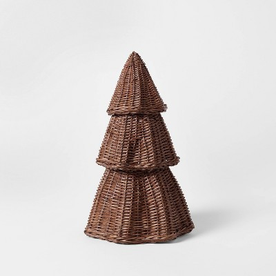 Medium Scalloped Rattan Christmas Tree - Threshold™ designed with Studio McGee | Target