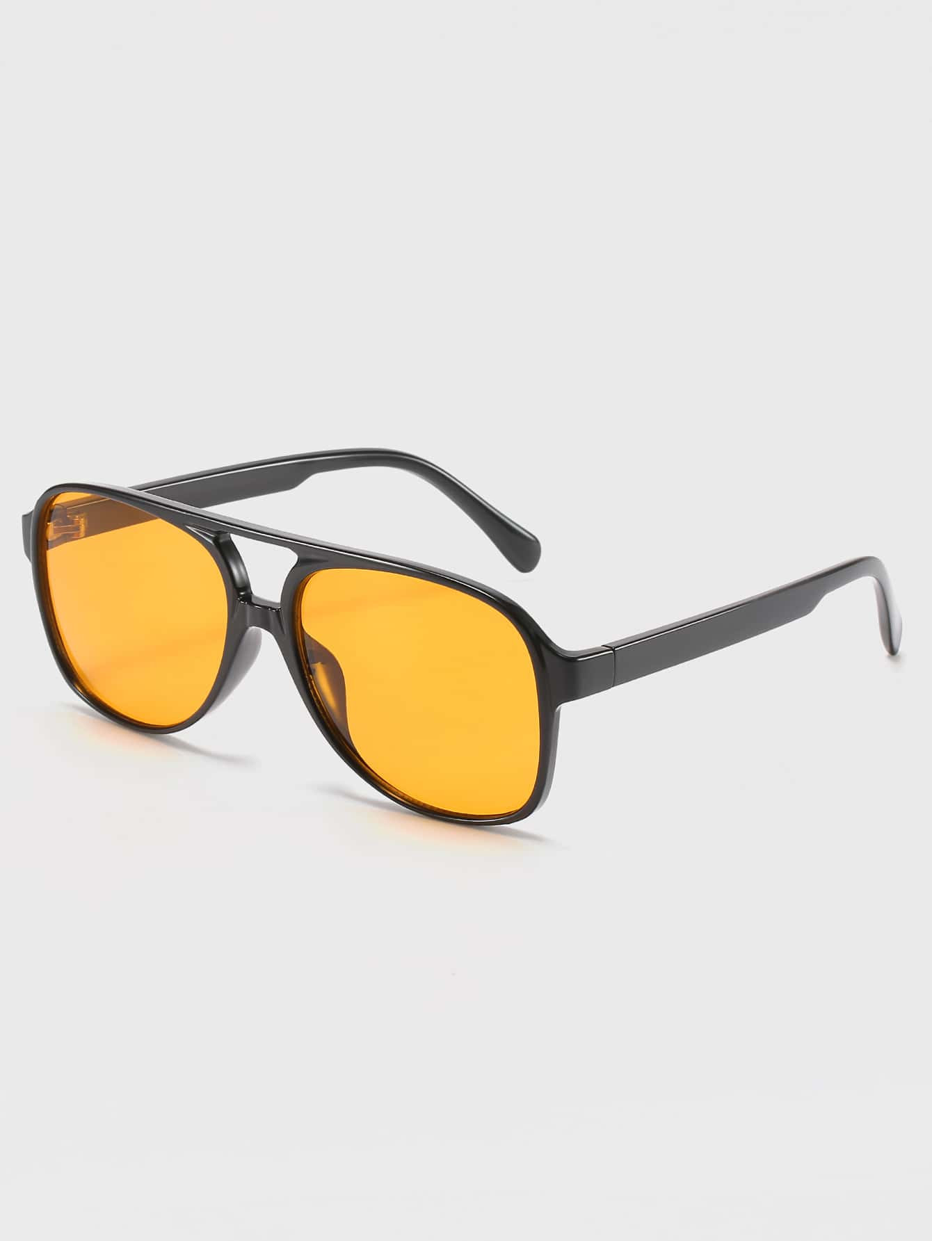 1pc Ladies Plastic Pc Frame Pilot Style Decorated Fashion Glasses For Daily Use Casual Shades Bea... | SHEIN