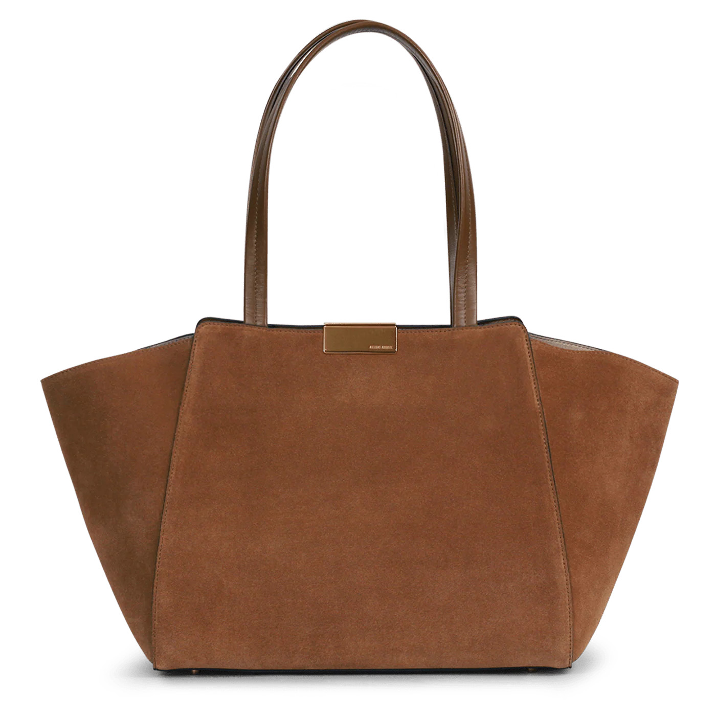 Sévigné Soft Tote - Tan Suede Leather | ATELIERS AUGUSTE