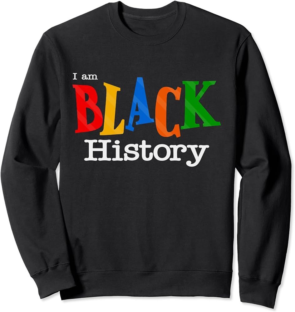 Vintage Black History Month Shirt Fist Women Men Shirt Sweatshirt | Amazon (US)