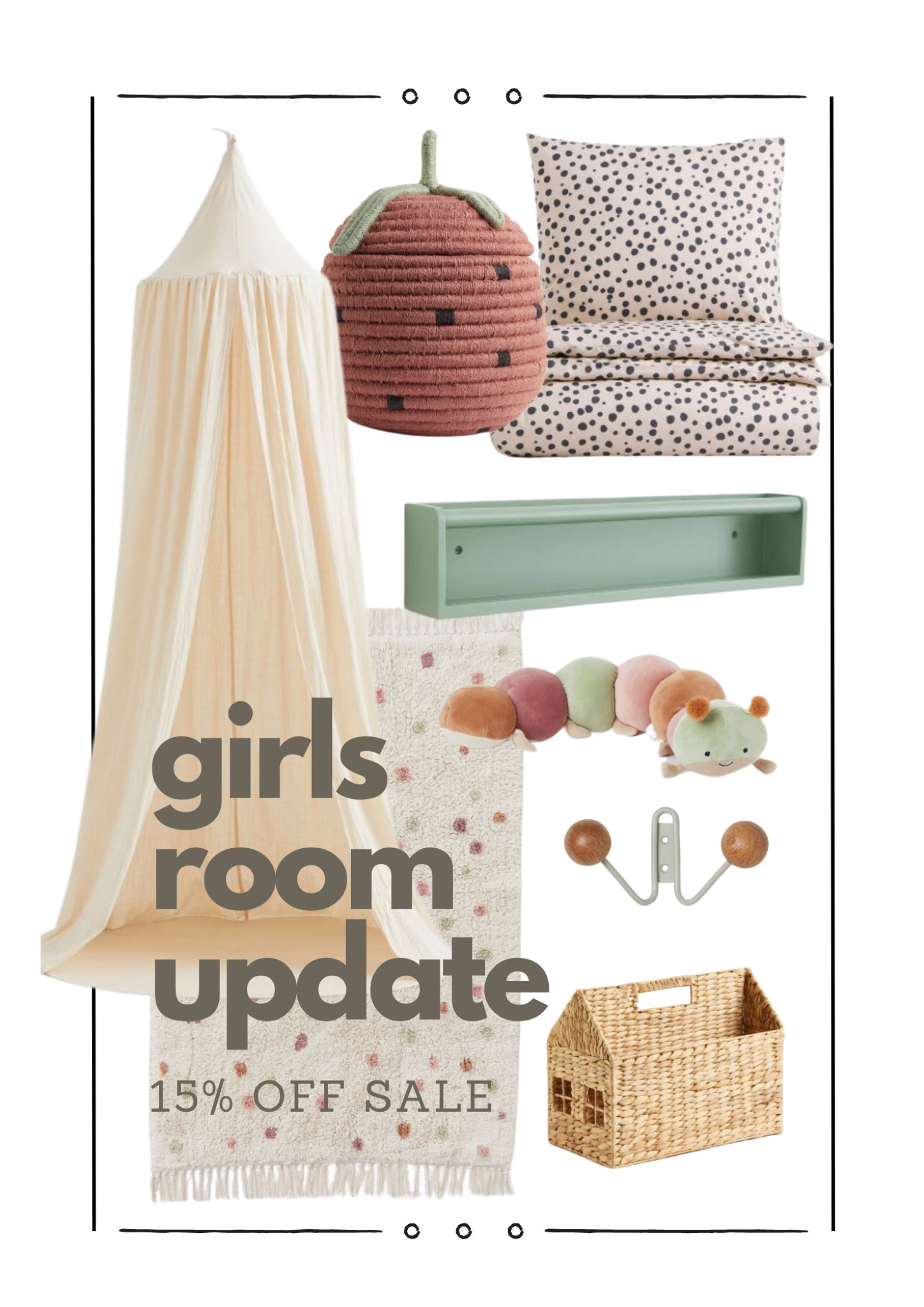 Girls room decor for makeover! Everything is 15% off for a limited time

#LTKhome #LTKkids #LTKbaby