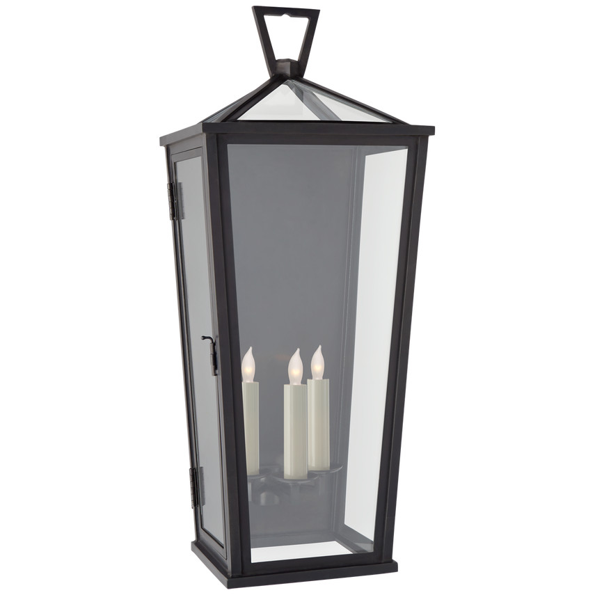 Darlana Large Tall 3/4 Wall Lantern (Open Box) | Visual Comfort