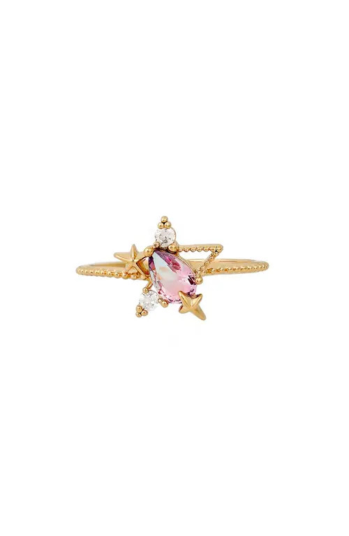 Girls Crew Aurora Star Ring in Gold at Nordstrom, Size 7 | Nordstrom