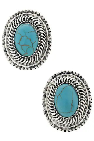 Lovers and Friends Mave Earring in Turquoise from Revolve.com | Revolve Clothing (Global)