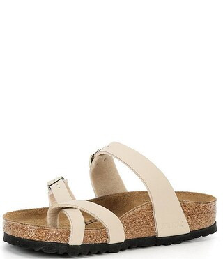 Women's Mayari Adjustable Buckle Criss Cross Toe Loop Sandals | Dillard's