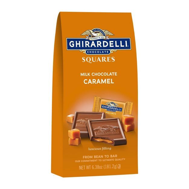 Ghirardelli Milk Chocolate Caramel Squares - 6.38oz | Target