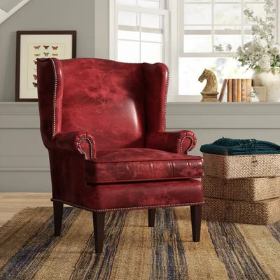 Bexley 31'' Wide Genuine Leather Club Chair | Wayfair North America