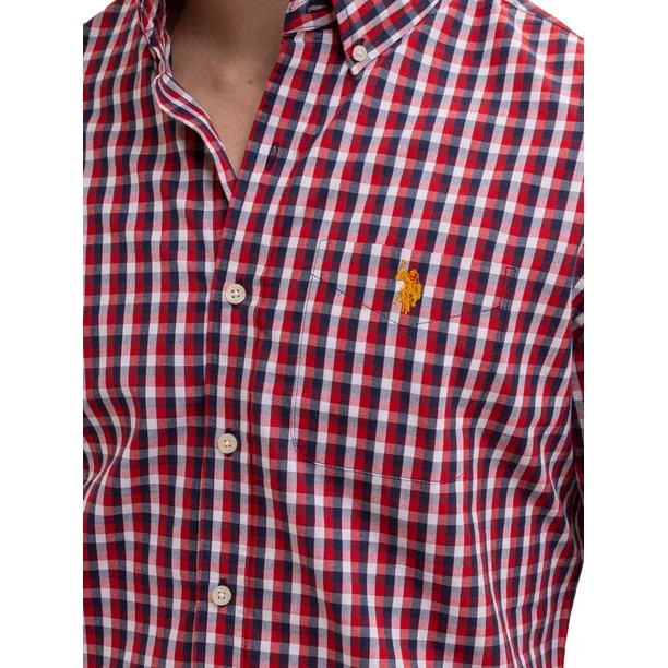 U.S. Polo Assn. Men's Long Sleeve Buttondown Shirt | Walmart (US)