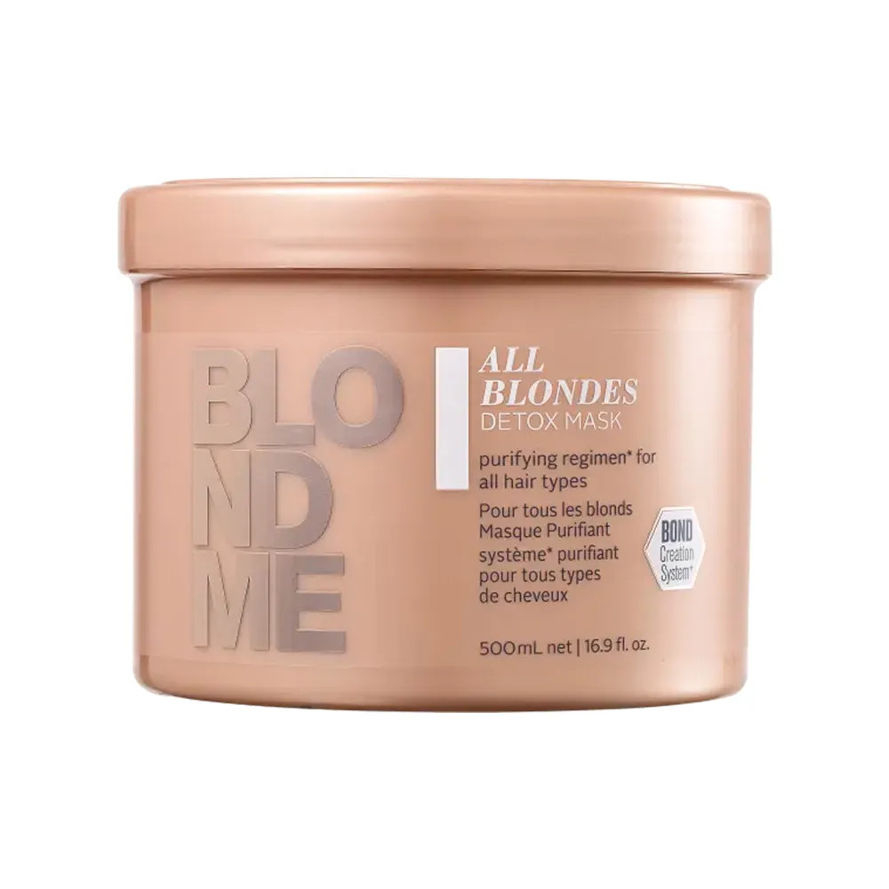 Máscara de Reconstrução Schwarzkopf Professional Blondme All Blondes Detox 500 ml - AMOBELEZA ... | Amobeleza (BR)