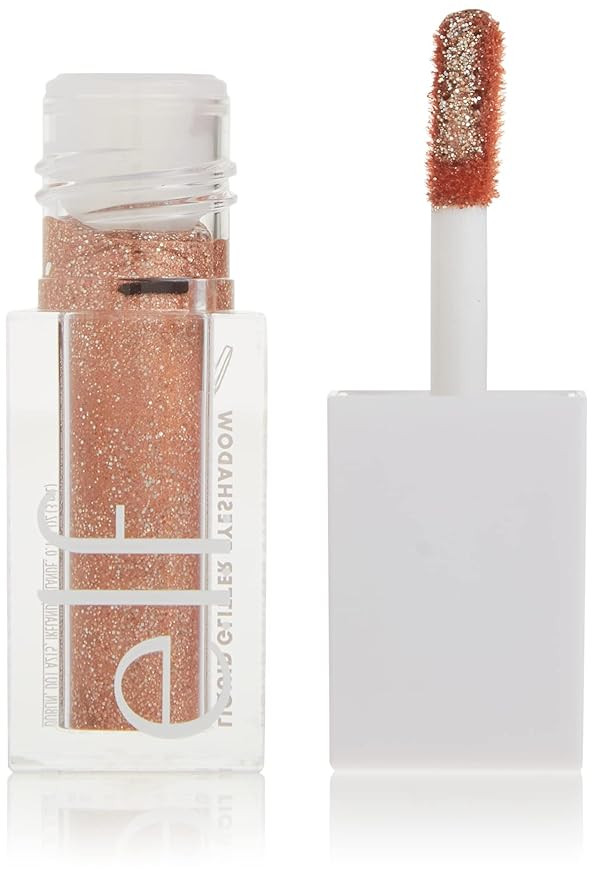 e.l.f., Liquid Glitter Eyeshadow, Long Lasting, Quick-Drying, Opaque, Gel-Based Formula, Creates ... | Amazon (US)