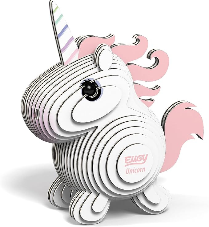 Eugy Unicorn 3D Puzzle, 28 Piece Eco-Friendly Educational Toy Puzzles for Boys, Girls & Kids Ages... | Amazon (US)