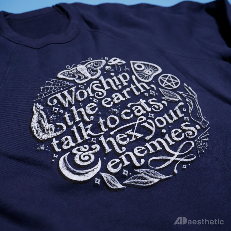 Hex Your Enemies Sweatshirt | Etsy (US)