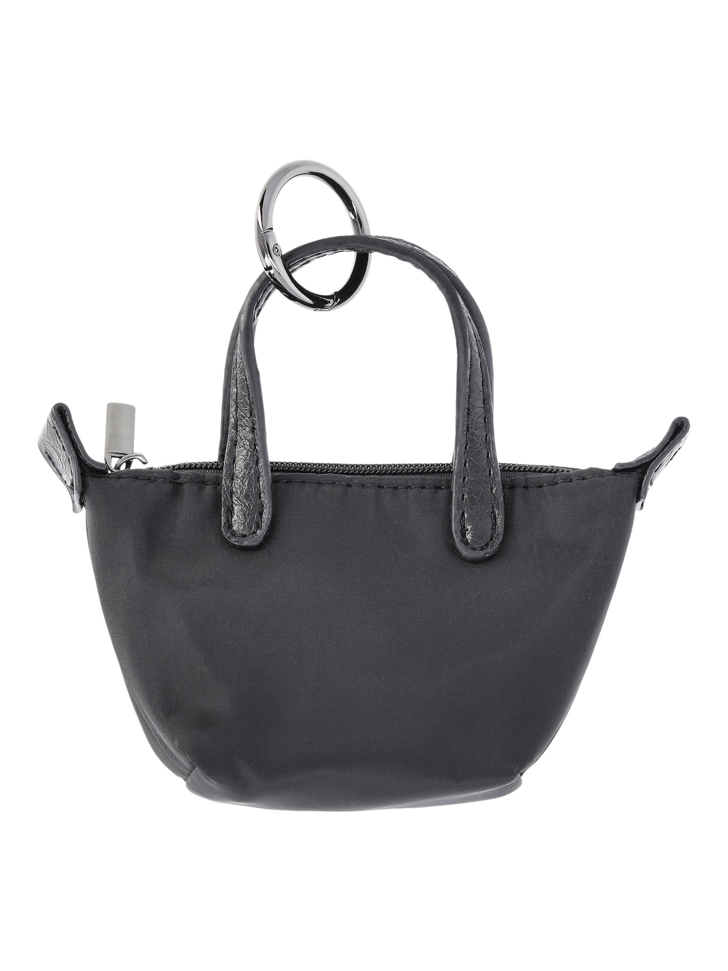 No Boundaries Women's Mini Tote Bag Charm, Black | Walmart (US)