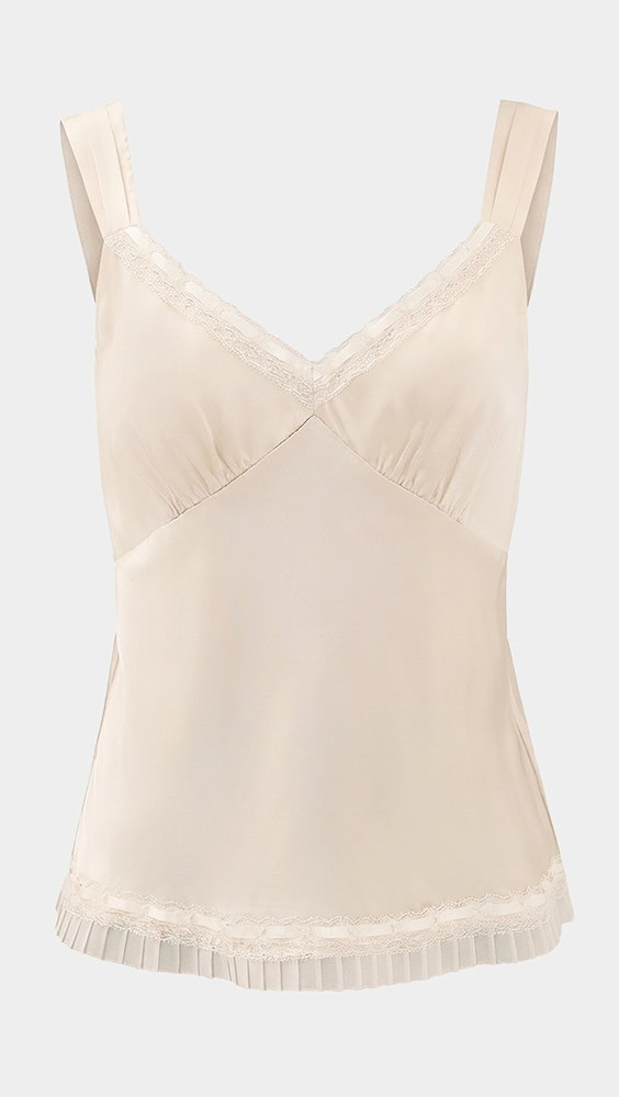 Salome Silk Top - Almond | Shopbop