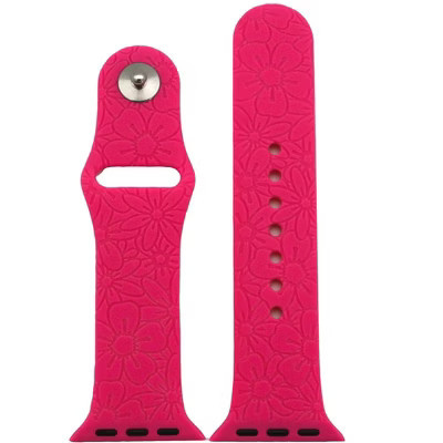 Engraved Pink Printed Silicone Apple Watch Band 38MM | Target