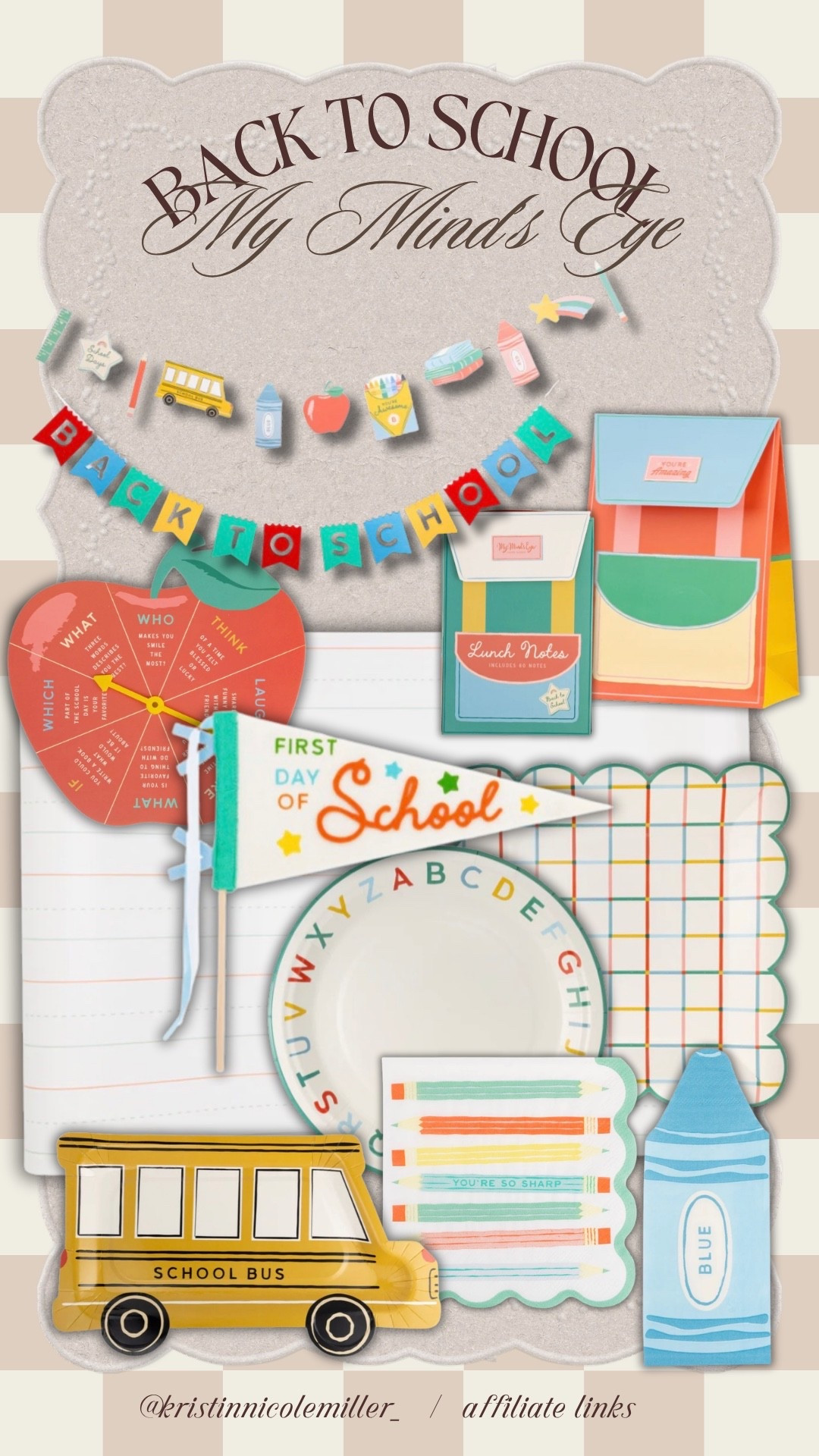 Back to school @ My Mind’s Eye! The cutest tableware for a special first day back 🍎 ✏️ 

Kids family school back to school BTS paper products useful helpful cute unique

#LTKmomlife #LTKKids #LTKSeasonal