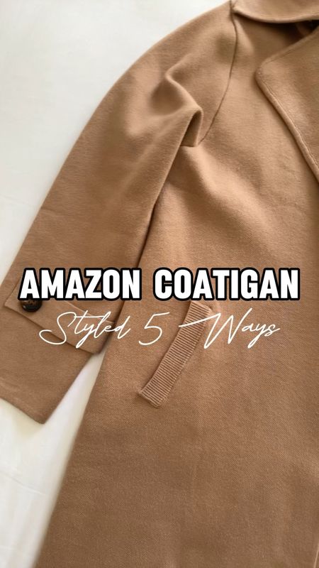 The cutest and only coatigan you need in your closet! 😍🙌🏼 mildly obsessed and love that it has button details! Major trench coat vibes but super comfy! Sharing styled 5 ways! 

Follow me for more affordable fashion, finds and outfit ideas! 

Wearing my true size small! Great quality fabric m, runs slightly big so no need to size up! Stick to your true size! 

#LTKstyletip #LTKSeasonal #LTKfindsunder50