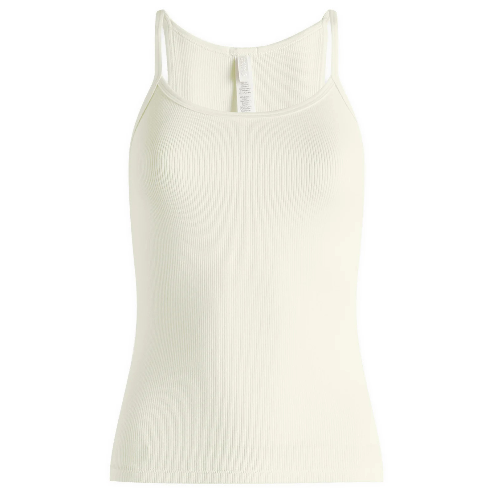 SKIMS Women's Cotton Rib Scoop Tank Spearmint | END. Clothing