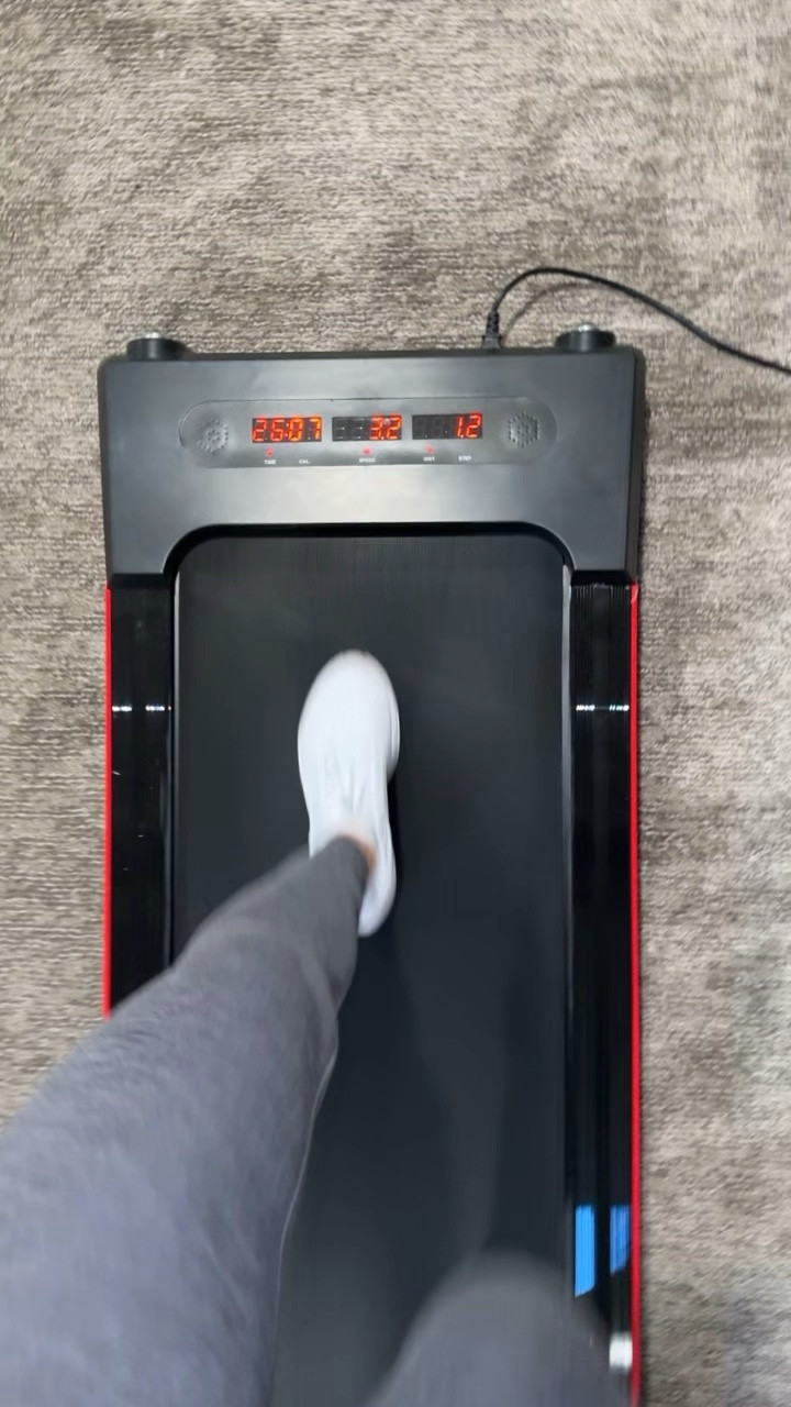 Movement is key! While working or watching TV! 

#walking 
#walkingpad #treadmill #exercise 
#movement 

#LTKHome #LTKActive #LTKOver40