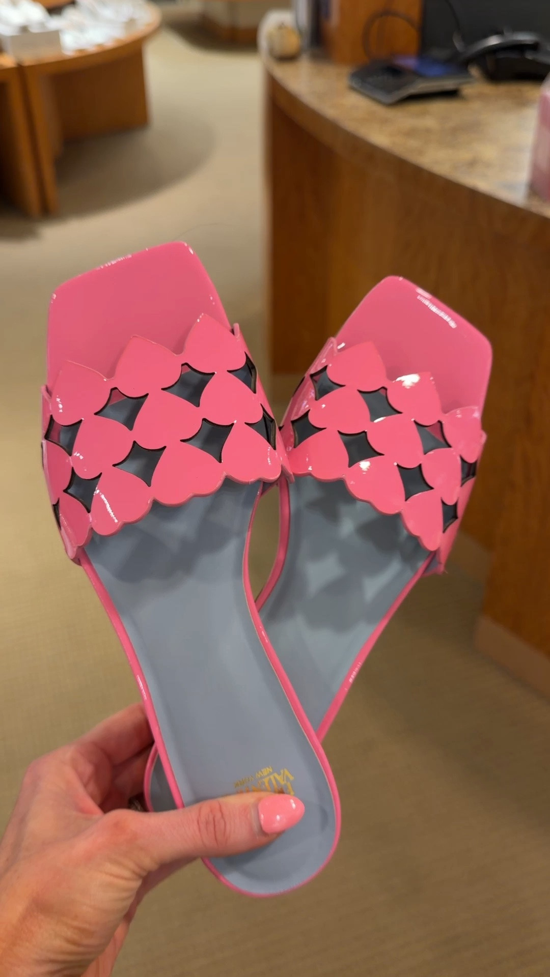 Obsessed with these pink heart sandals!!