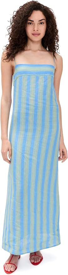 STAUD Women's Laura Linen Dress | Amazon (US)