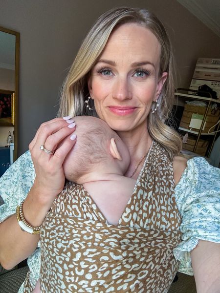 Family photos and newborn photo day! These earrings are beautiful and timeless. This dress was such a good find - unfussy, flattering and easy for breastfeeding. 

Charles was pooped afterwards so we snuggled in my favorite baby wrap! 

#LTKbaby #LTKSeasonal #LTKfamily
